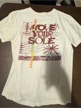 Nike White T-Shirt with Black Logo Print